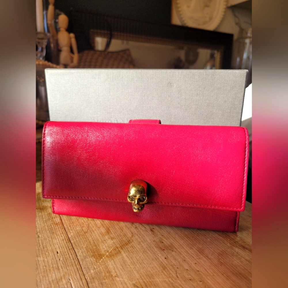 Alexander McQueen Skull Long Wallet